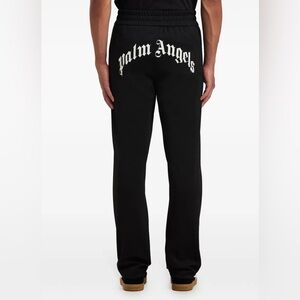 Palm Angels Back Curved Logo Track Pant Black Large NWT IN PACKAGE